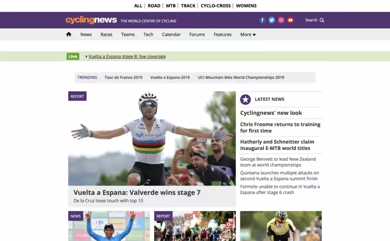 New look for Cycling News