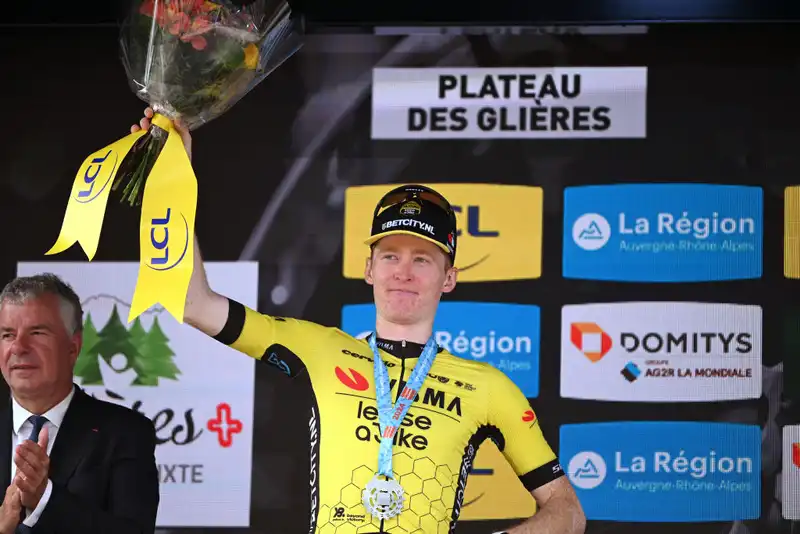 Matteo Jorgenson - "No Regrets" at the Criterium du Dauphine after almost defeating Leader Loric at the last moment
