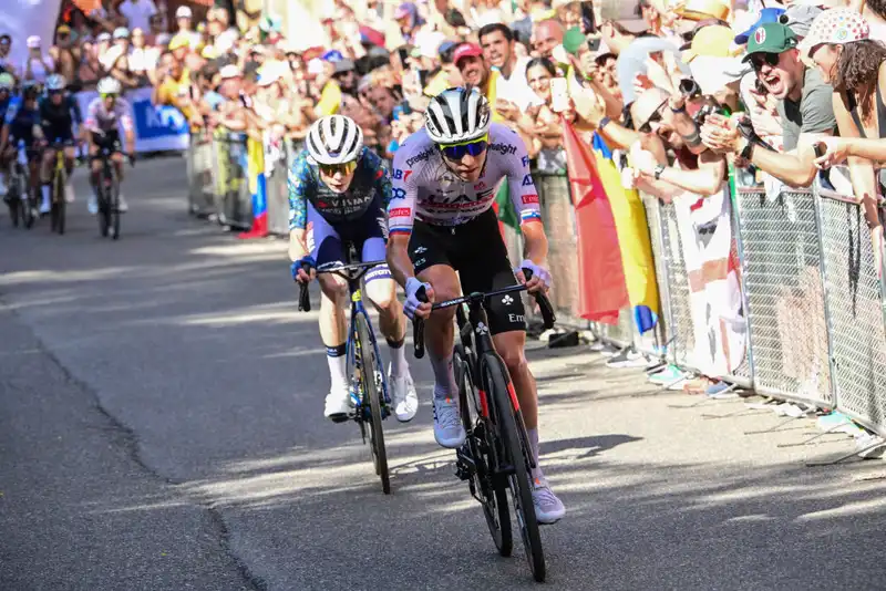 Tadej Pogachar shows off his Tour de France form on the steep slopes of Saint-Lucas - "It confirms that I am strong.